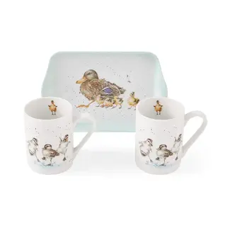 Wrendale 'JUST HATCHED' Mug & Tray Set