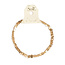 Scout Mini Metal Stacking Bracelet - Geometric Beads/Gold