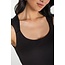 Liverpool Los Angeles Sleeveless Built In Bra Knit Top In Black