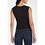 Liverpool Los Angeles Sleeveless Built In Bra Knit Top In Black