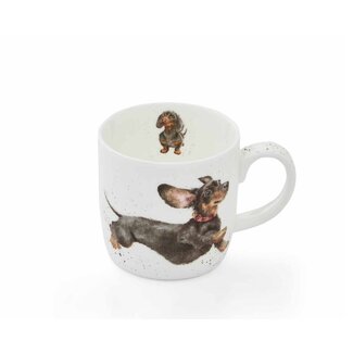 Wrendale 'THAT FRIDAY FEELING' Dachshund Mug - 11oz
