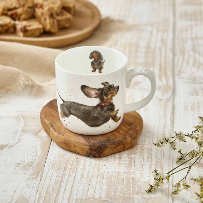 Wrendale 'THAT FRIDAY FEELING' Dachshund Mug - 11oz