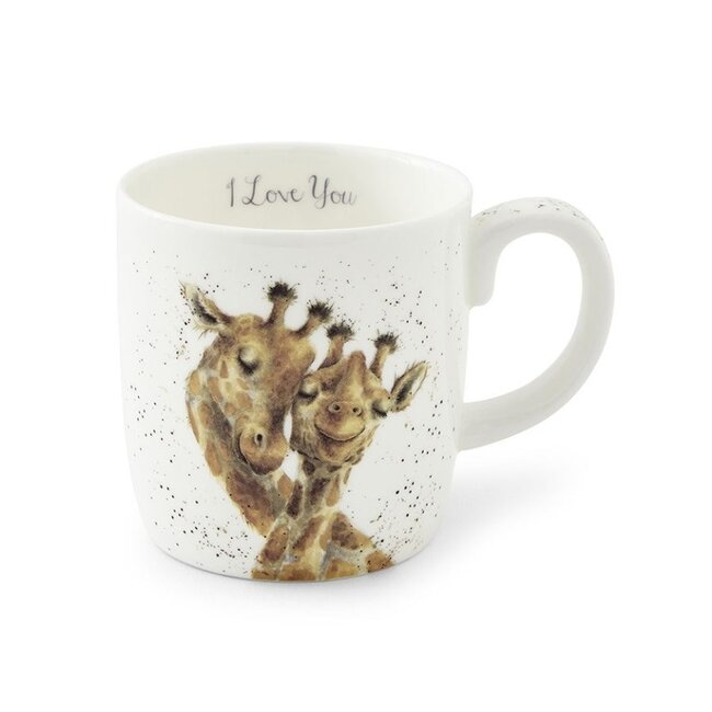 Wrendale 'I LOVE YOU ' Giraffe Large Mug - 14 oz