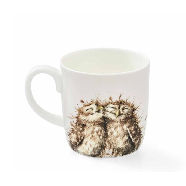 Wrendale 'BIRDS OF A FEATHER' Owl Large Mug - 14 oz