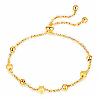 Cameron Rose Waterproof Jewellery Waterproof Gold Beaded Bracelet