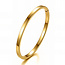 Cameron Rose Waterproof Jewellery Waterproof Gold Hinged Bangle