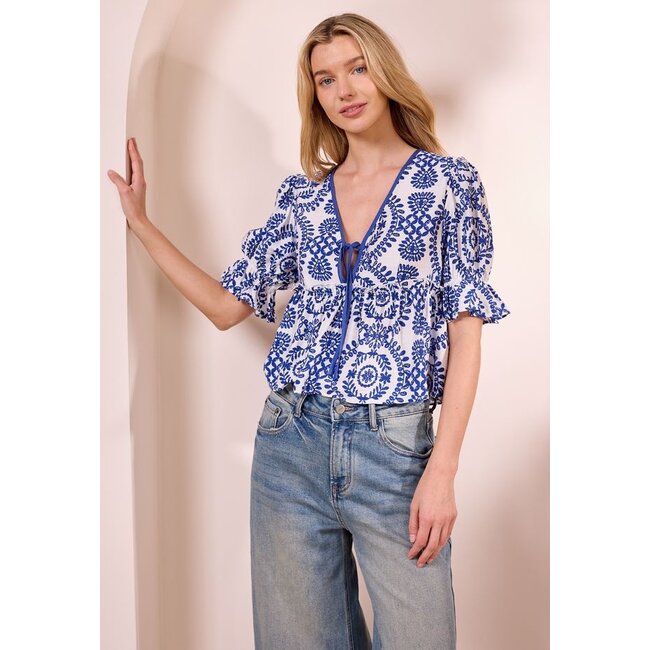 AngelEye Melilla Top - Blue