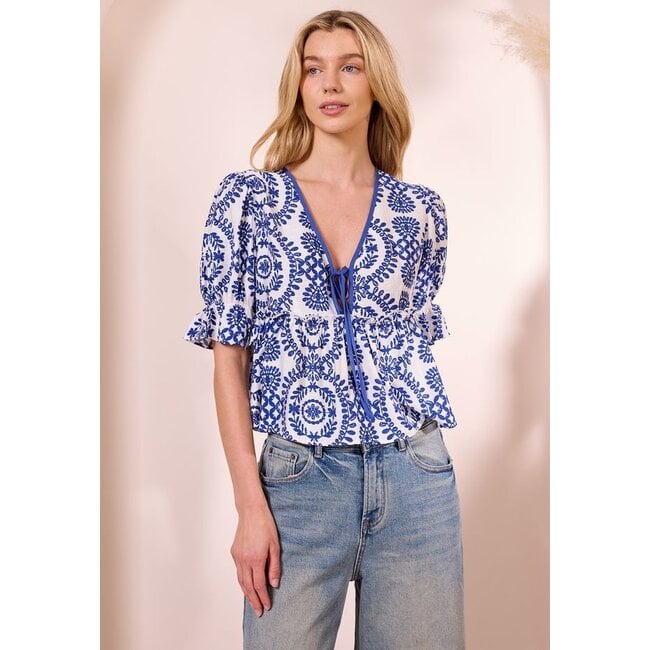 AngelEye Melilla Top - Blue