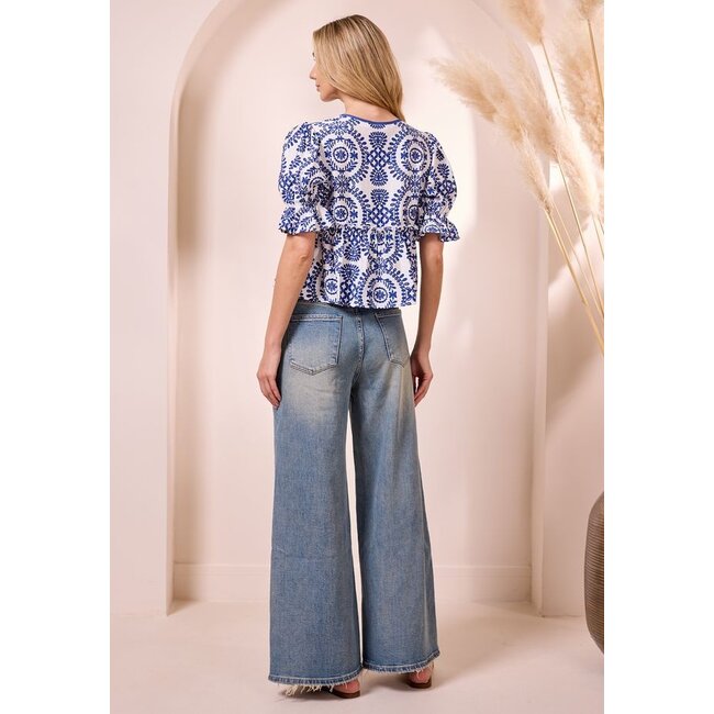 AngelEye Melilla Top - Blue