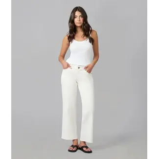 Lola jeans Miro-Raw Mid Rise Comfort Straight Jeans - 31" Inseam