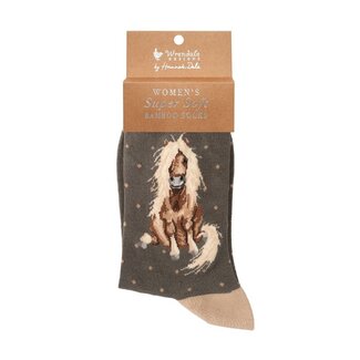 Wrendale Women's Socks - 'GLORIA' Horse