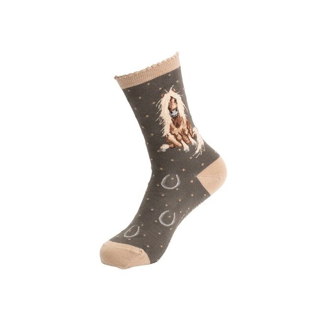 Wrendale Women's Socks - 'GLORIA' Horse