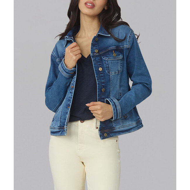 Lola jeans Gabriella - DB Classic Denim Jacket - Divine Blue