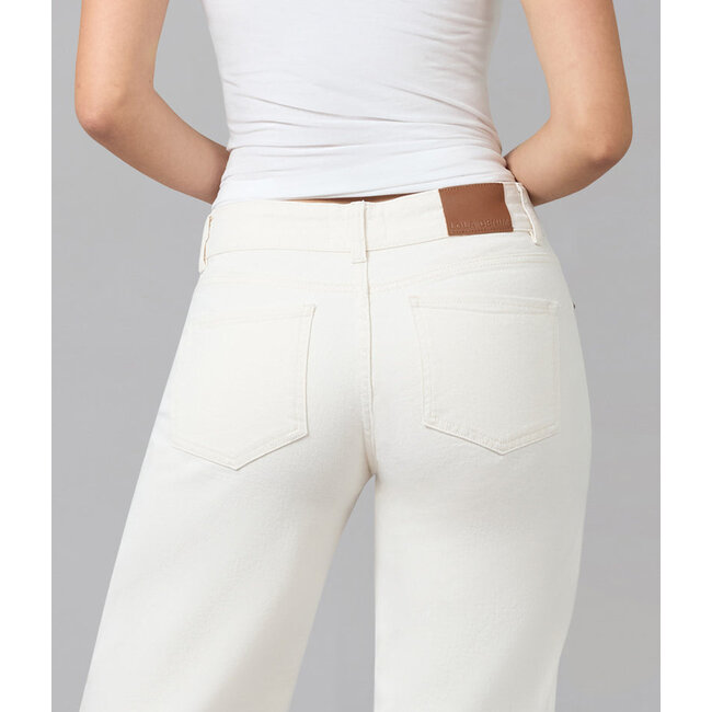 Lola jeans Miro-Raw Mid Rise Comfort Straight Jeans - 31" Inseam