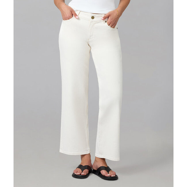 Lola jeans Miro-Raw Mid Rise Comfort Straight Jeans - 31" Inseam