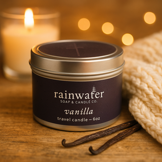 Rainwater Rainwater Soy Wax Travel Candle - Vanilla