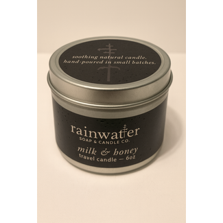 Rainwater Rainwater Soy Wax Travel Candle  Milk & Honey