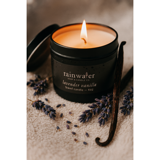 Rainwater Rainwater Soy Wax  Travel Candle Lavender Vanilla