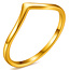Cameron Rose Waterproof Jewellery Waterproof Gold Chevron Ring