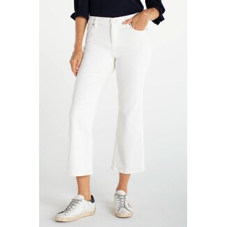 Liverpool Los Angeles Hannah Cropped Flare In White
