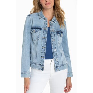 Liverpool Los Angeles Classic Jean Jacket In Lake Elsinore