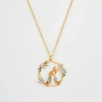 Fable England Necklace - Peter Rabbit Forget Me Not