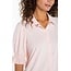 Liverpool Los Angeles Elbow Puff Sleeve Snap Front Knit Shirt In Pink