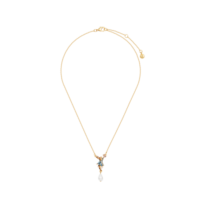 Fable England Necklace - Peter Rabbit and Butterfly Pearl Drop