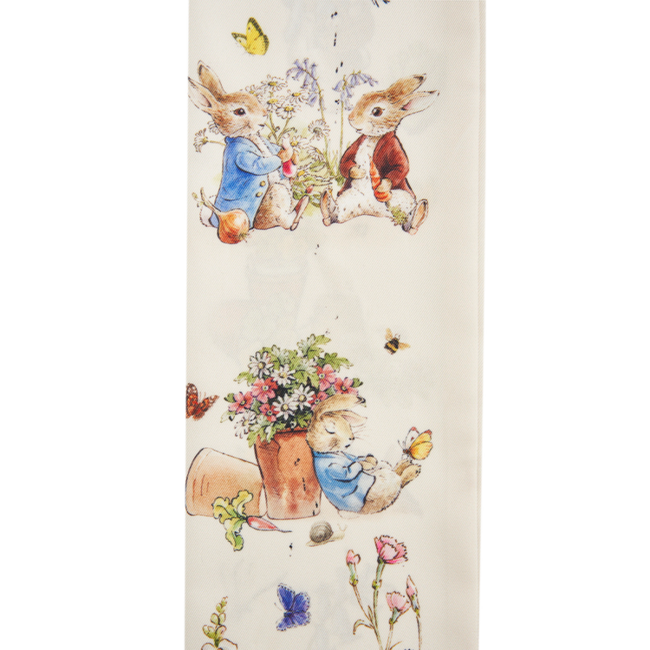 Fable England Scarf - Peter Rabbit Cream Twilly