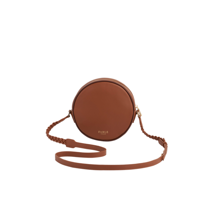 Fable England Bumble Bee Tan Circle Purse
