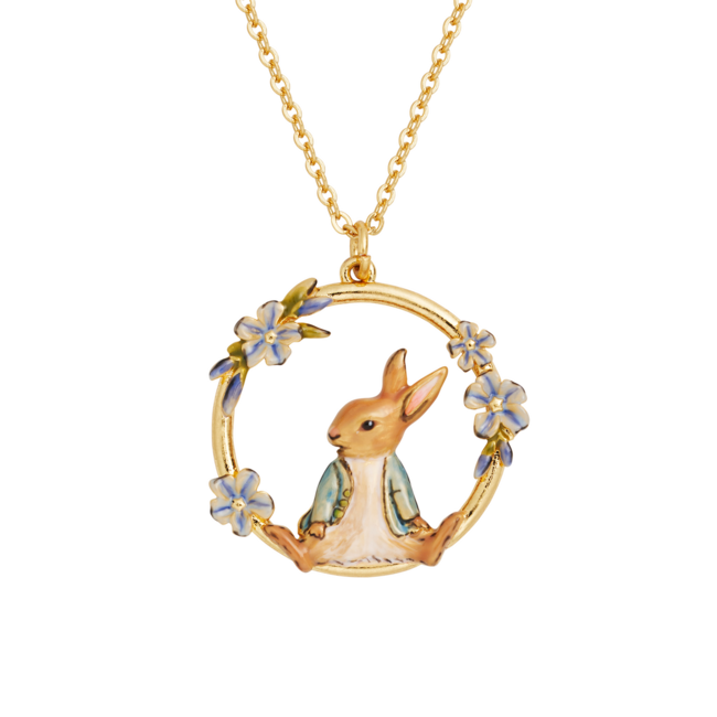 Fable England Necklace - Peter Rabbit Forget Me Not