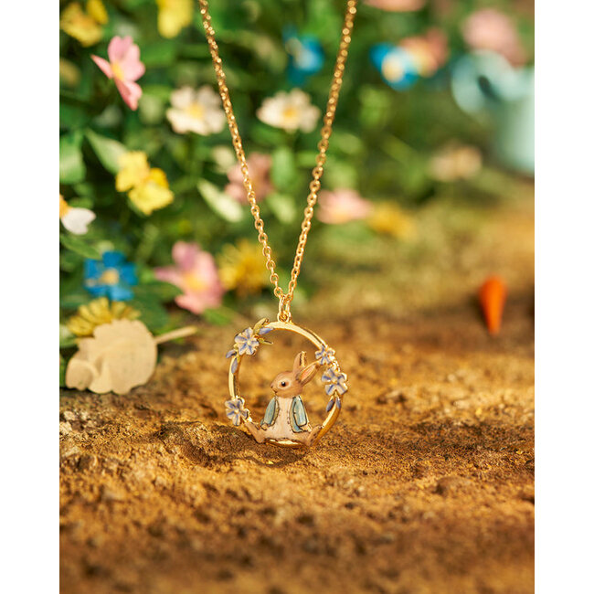 Fable England Necklace - Peter Rabbit Forget Me Not