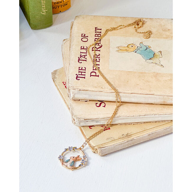 Fable England Necklace - Peter Rabbit Forget Me Not