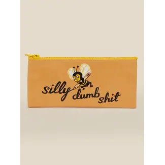 Blue Q Pencil Case - Silly Dumb Shit