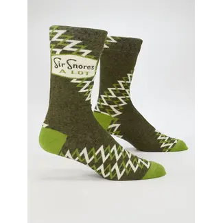 Blue Q Sir Snores A Lot Men's Socks