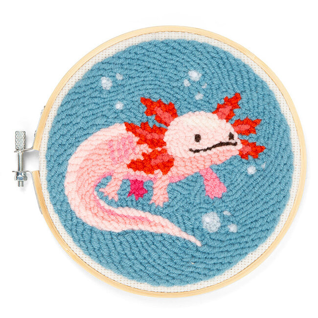 Axolotl Punch Needle