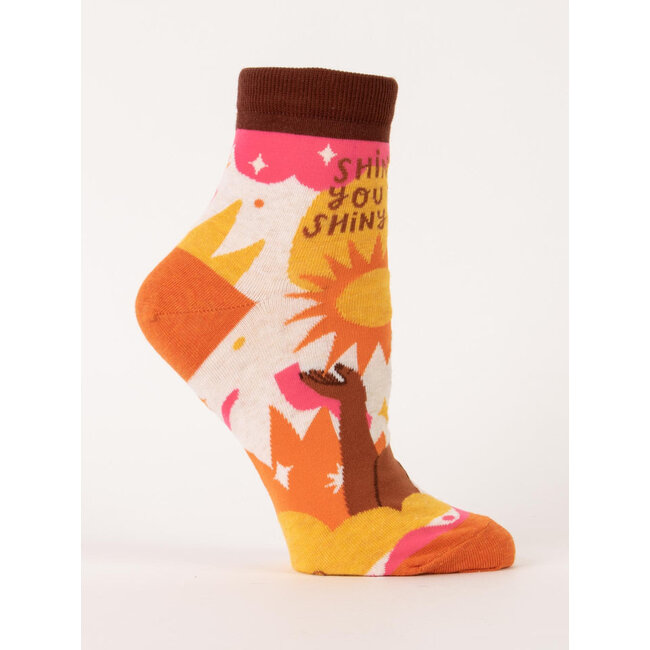 Blue Q  Shine On Ladies Ankle Socks