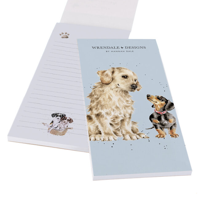 Wrendale Magnetic Shopping Pad 'FIRST DATES' Dog