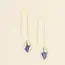 Scout Thread Earring - Purple Cornflower