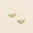 Scout Hoop Earring - Green Peppergrass
