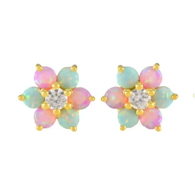 La Kaiser Tropical Opal Fleur Studs