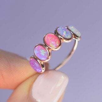 La Kaiser Rose Gold Opal Ombre Candy Band