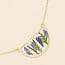 Scout Necklace - Purple Cornflower/Gold