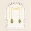 Scout Thread Earring - Green Bracken Fern