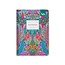 Floral Turquoise Peacock Hardback Notebook