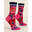 Blue Q Dear Wine, Yes. Women's Crew Socks