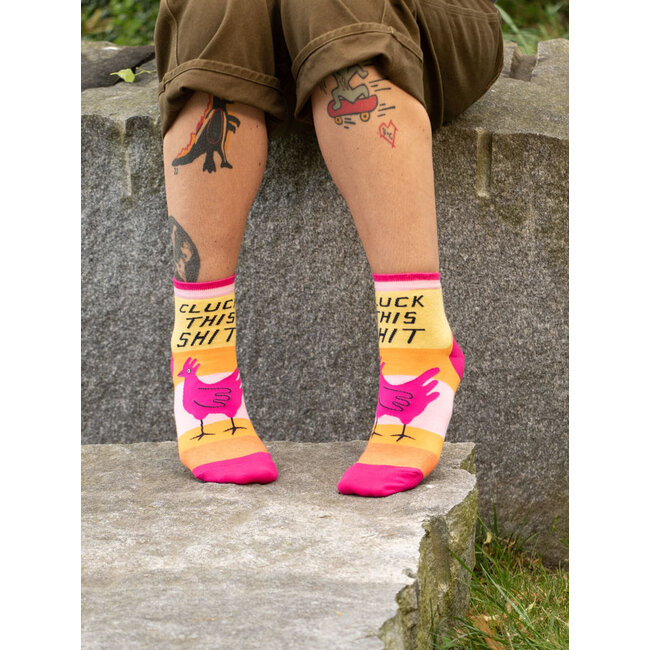Blue Q Cluck This Shit Women's Ankle Socks
