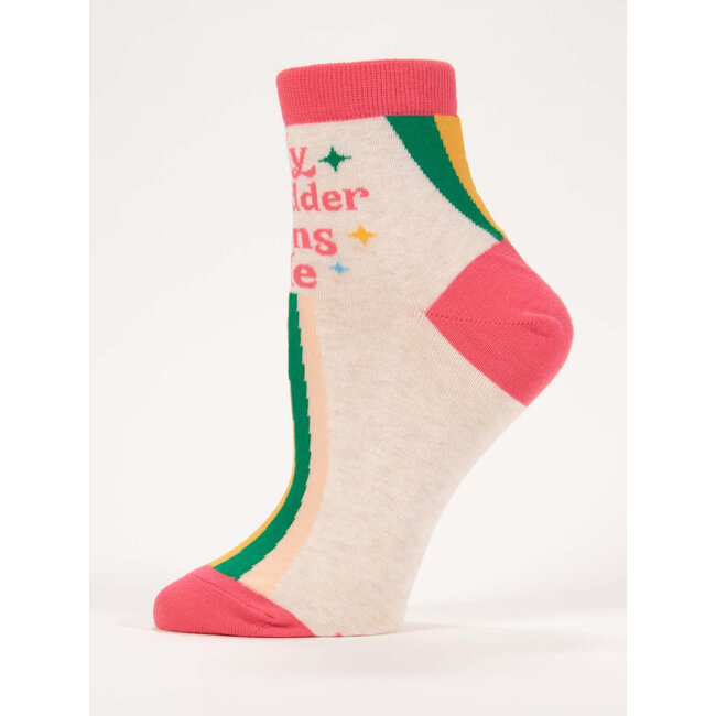 Blue Q My Bladder Owns Me Women's Ankle Socks