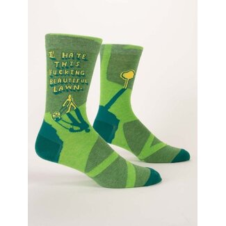 Blue Q Beautiful Lawn Men's Crew Socks