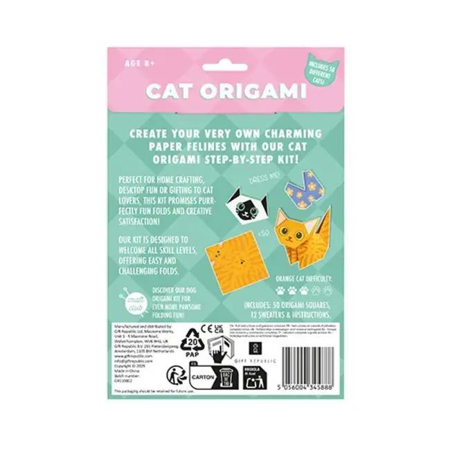 Craft Your Own Origami Cat